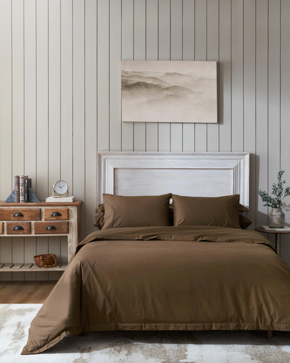 Duvet Cover w/ Flange - 400TC Percale