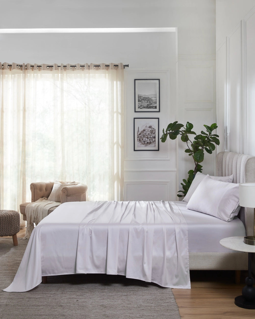Flat Sheet Set - 600TC Sateen