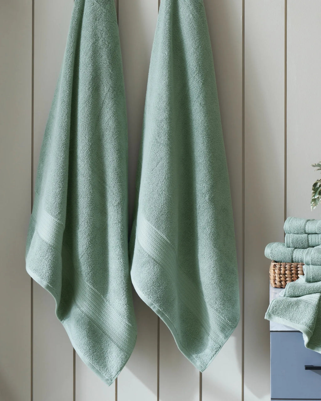 Sea Green 500GSM zero twist 100% cotton bath towel