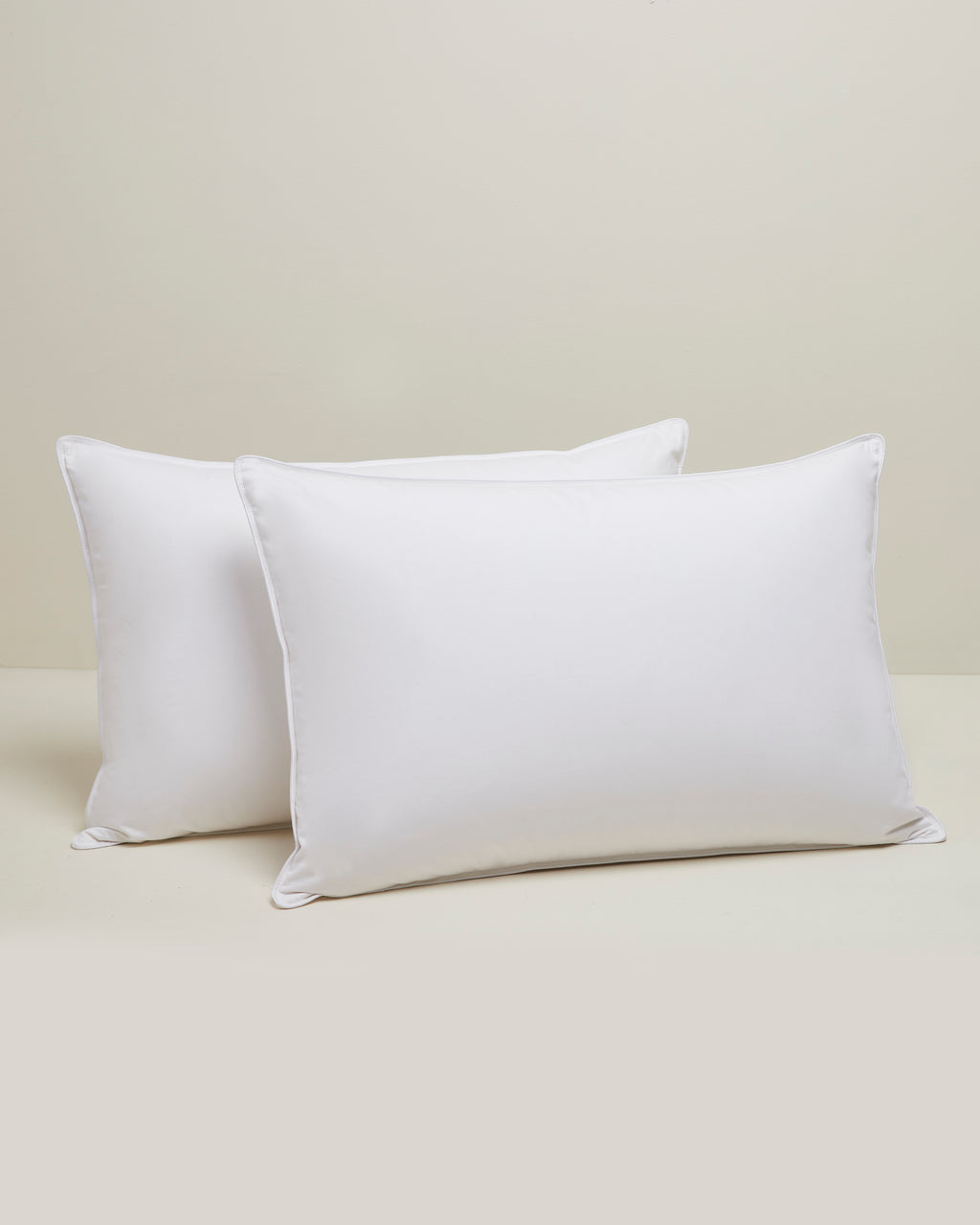 Standard size down pillow, 30% down 70% feather with 100% cotton shell